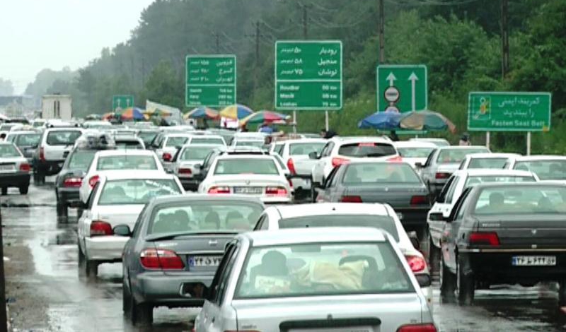 ترافیک پرحجم در مسیر آزادراه «قزوین ـ رشت» و «کرج ـ قزوین» 